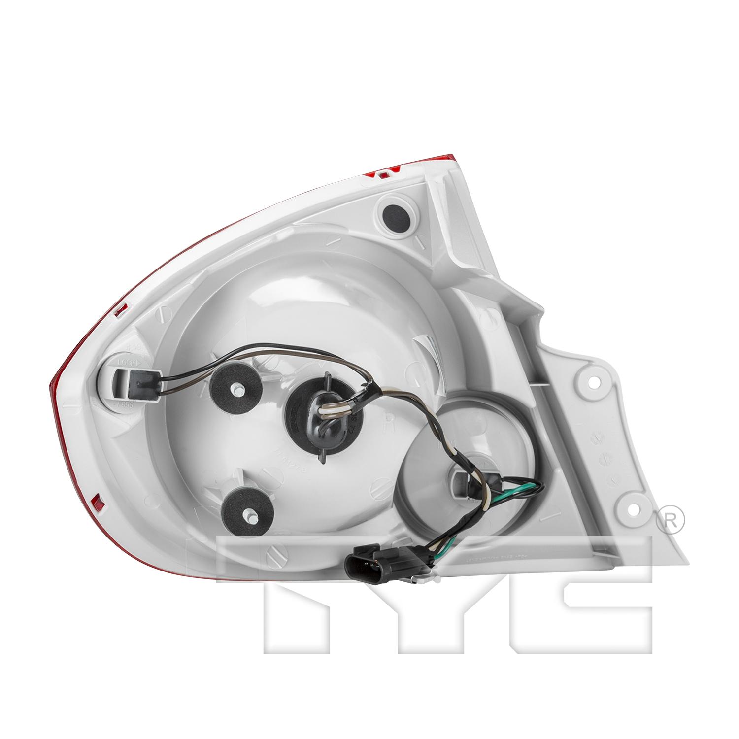 TYC 116127001 Tail Light Assembly product image 2 of 6
