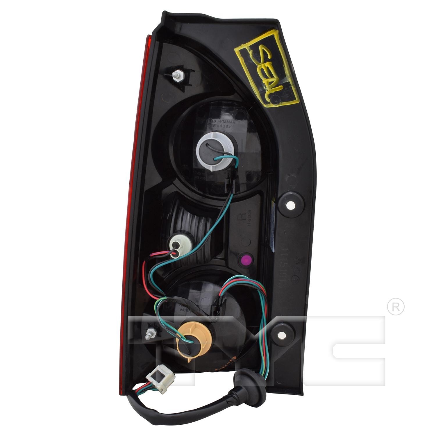 TYC 116129009 - Tail Light Assembly TYC 116129009 Tail Light Assembly product image 2 of 6