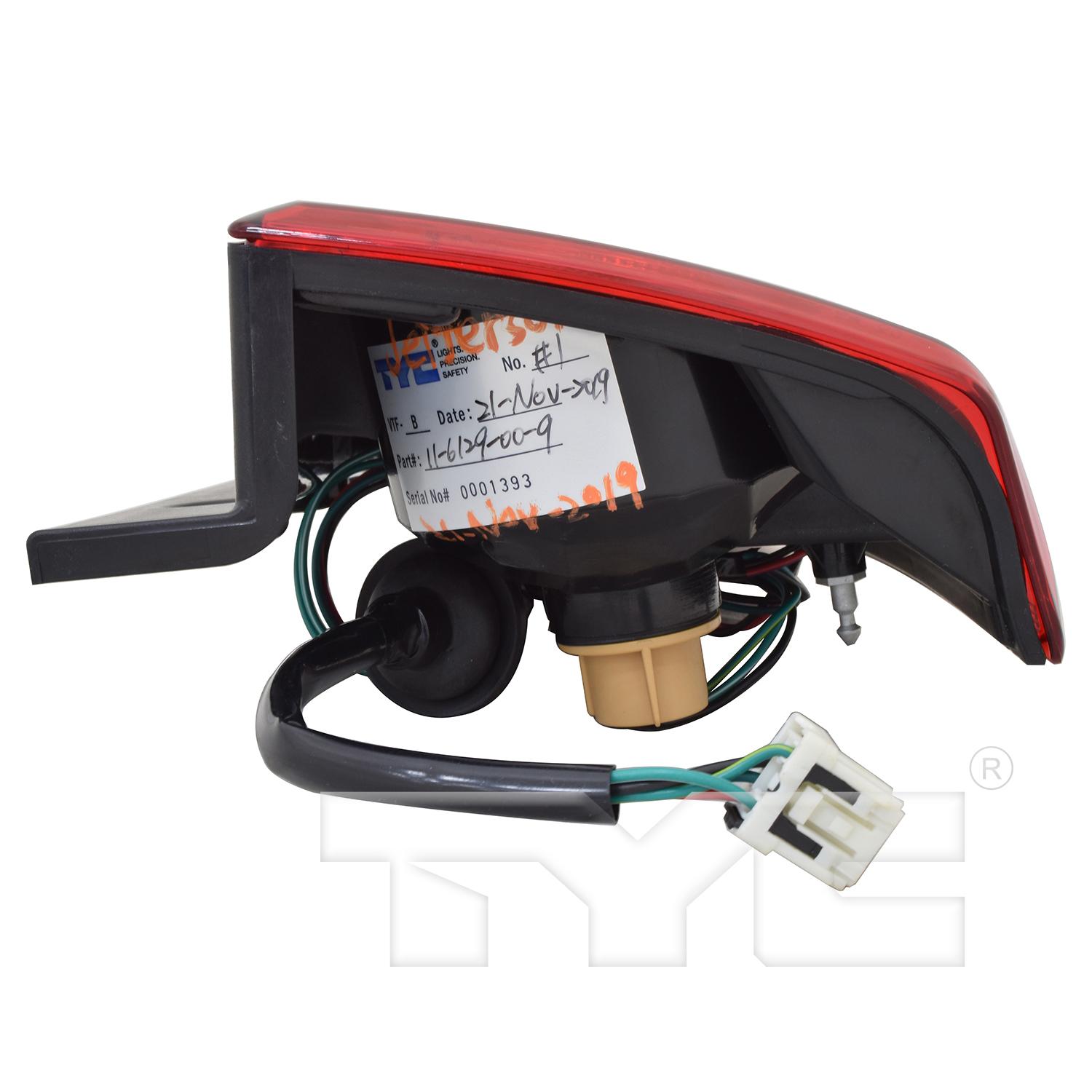 TYC 116129009 - Tail Light Assembly TYC 116129009 Tail Light Assembly product image 6 of 6