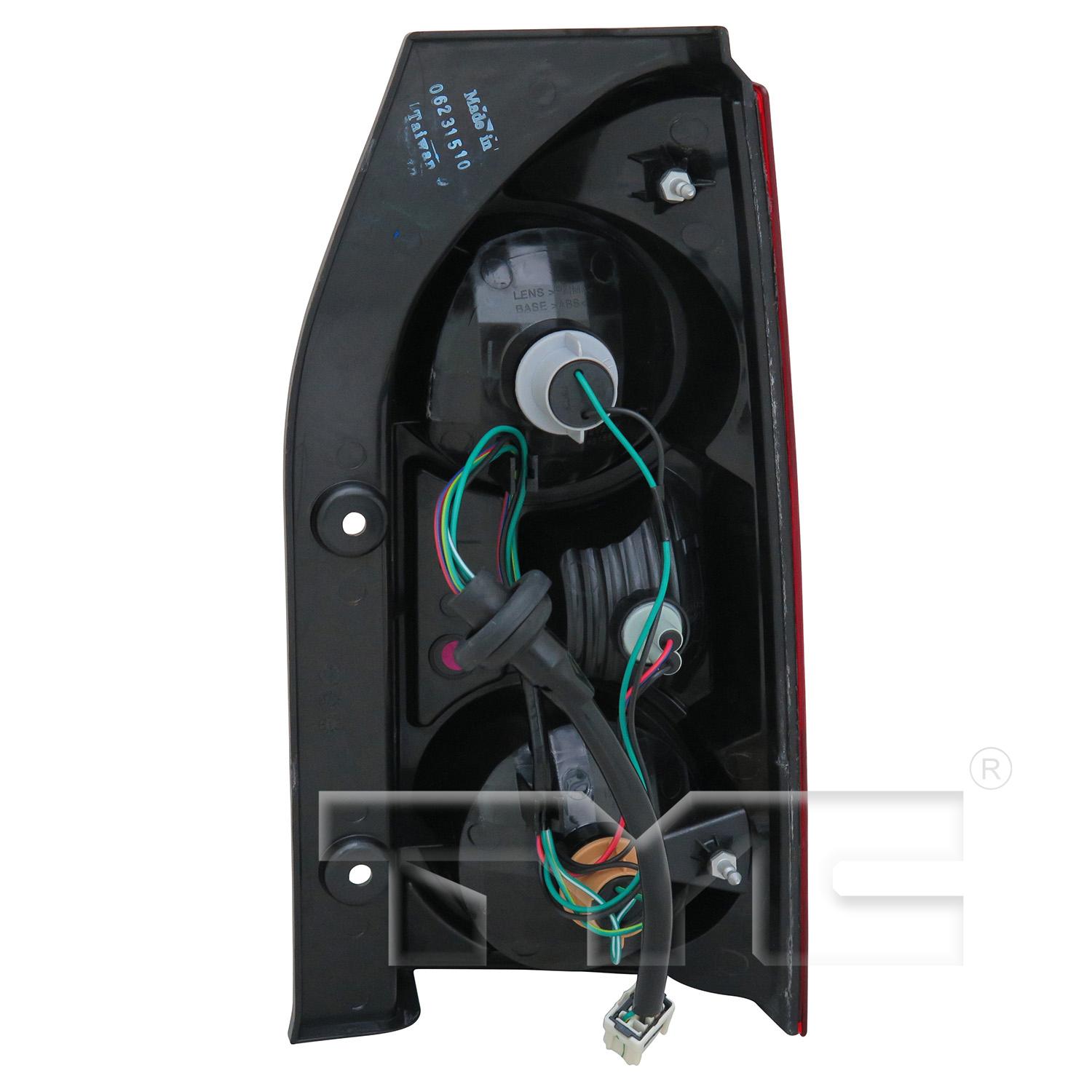 TYC 11613000 - Tail Light Assembly TYC 11613000 Tail Light Assembly product image 2 of 6