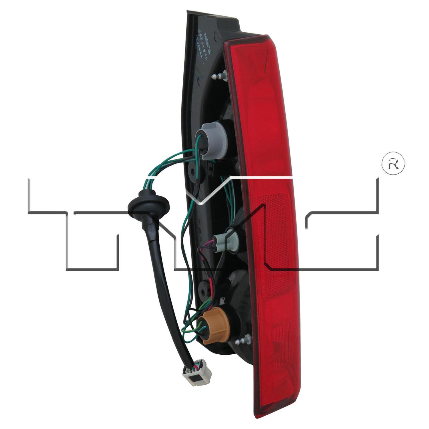 TYC 116130001 Tail Light Assembly product image 3 of 6