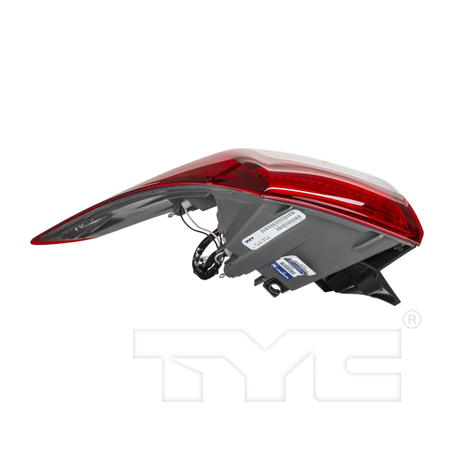 TYC 11613500 Tail Light Assembly product image 9 of 11