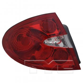 2009 Buick LaCrosse Tail Light Assembly Left TYC 116136009 image 1 of 4