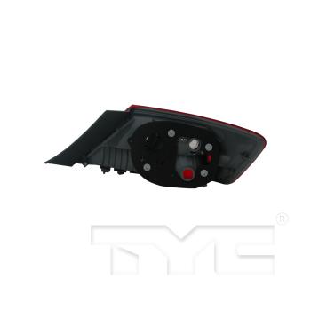 2008 Honda Civic Tail Light Assembly Left TYC 11616801 image 4 of 4
