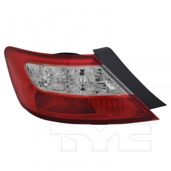2011 Honda Civic Tail Light Assembly Left TYC 116168919 image 1 of 4