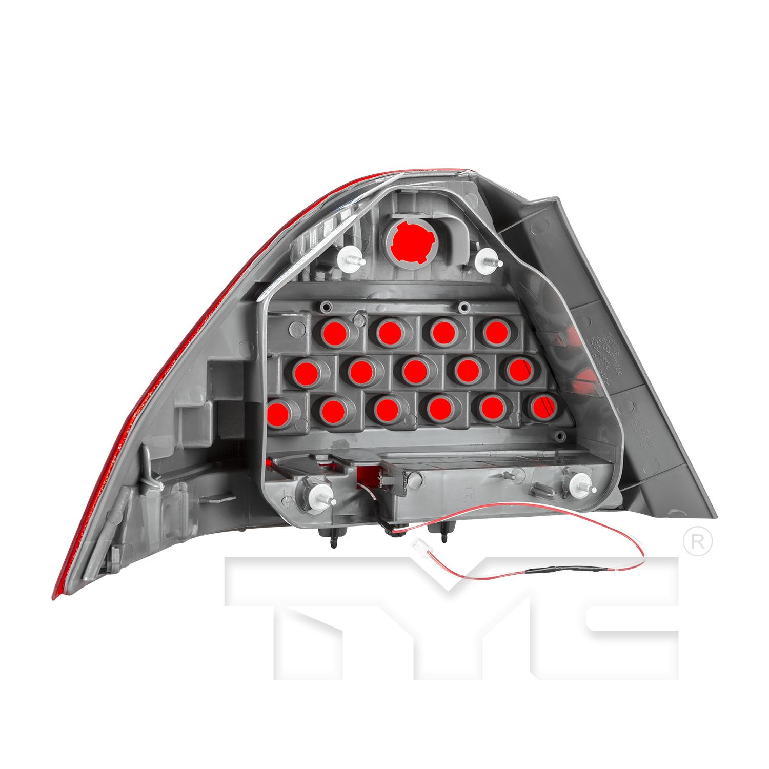 TYC 11617701 - Tail Light Assembly TYC 11617701 Tail Light Assembly product image 2 of 6