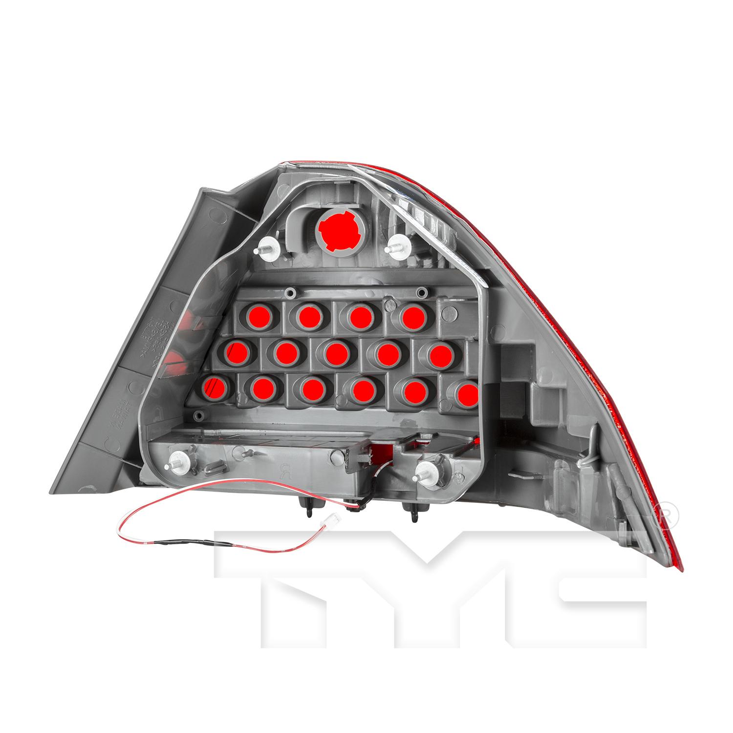TYC 11617801 - Tail Light Assembly TYC 11617801 Tail Light Assembly product image 2 of 6