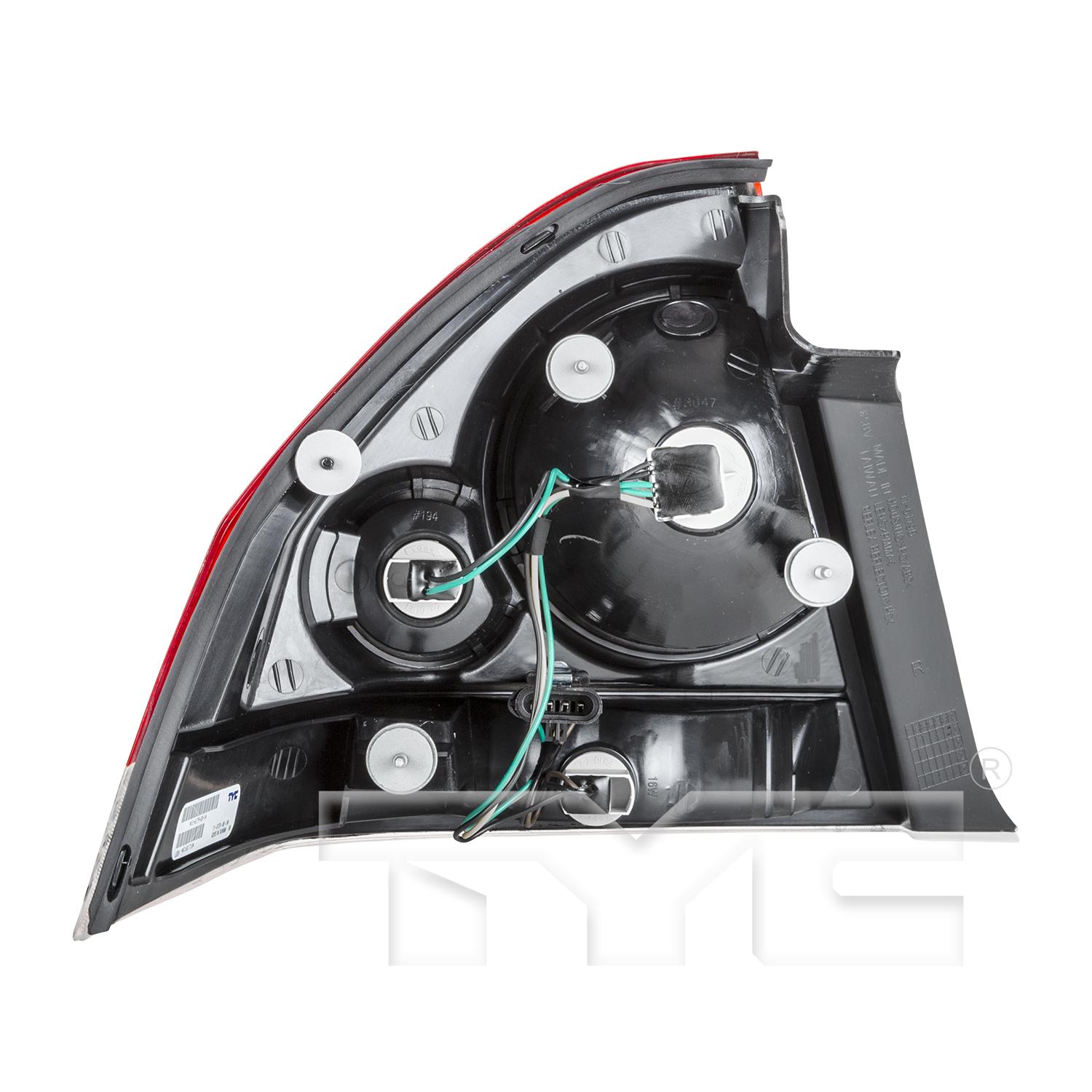 TYC 11617900 - Tail Light Assembly TYC 11617900 Tail Light Assembly product image 2 of 6