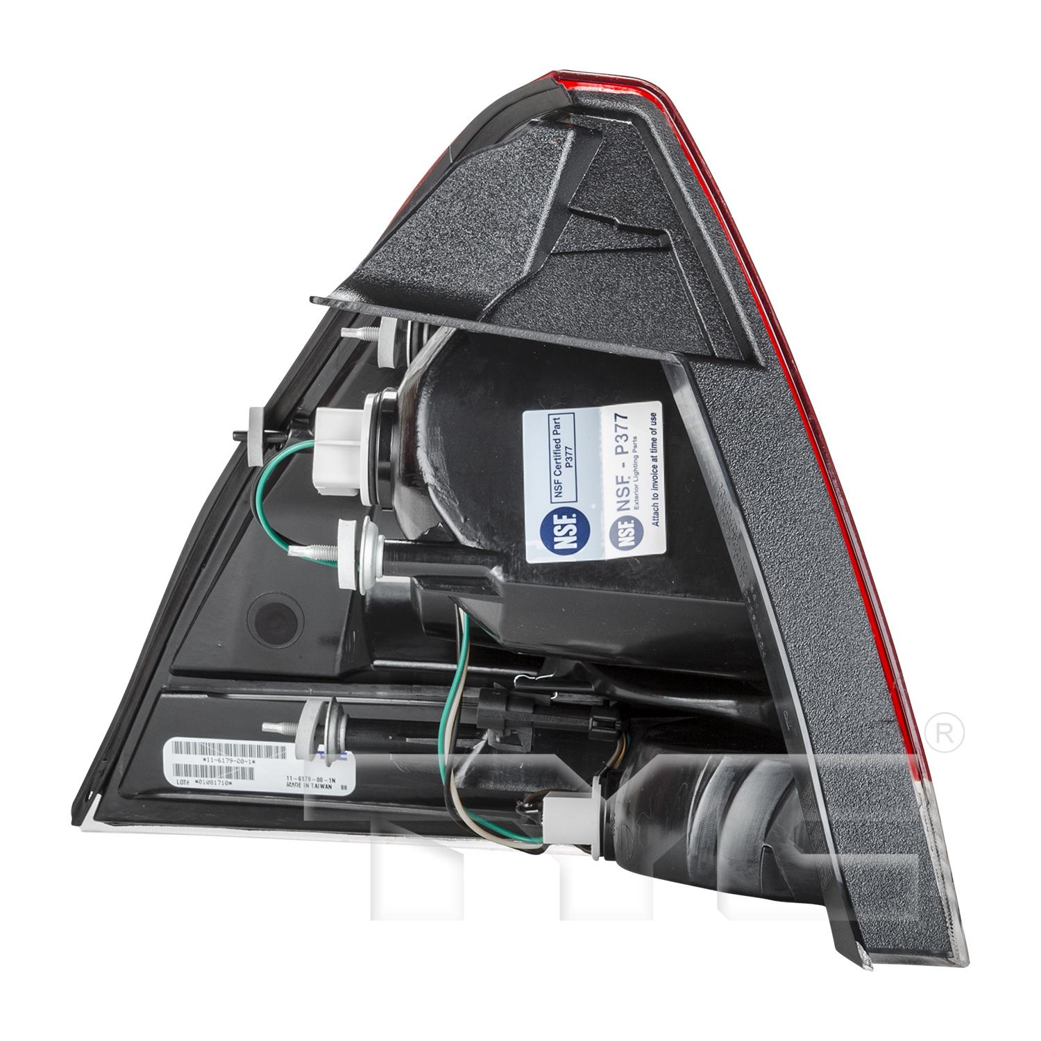 TYC 11617900 - Tail Light Assembly TYC 11617900 Tail Light Assembly product image 4 of 6
