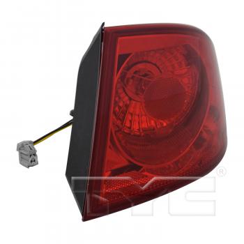2009 Buick Lucerne Tail Light Assembly Right Outer TYC 116195009 image 3 of 4