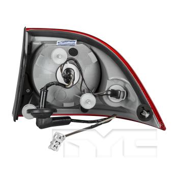 2009 Buick Lucerne Tail Light Assembly Left Outer TYC 11619600 image 4 of 4