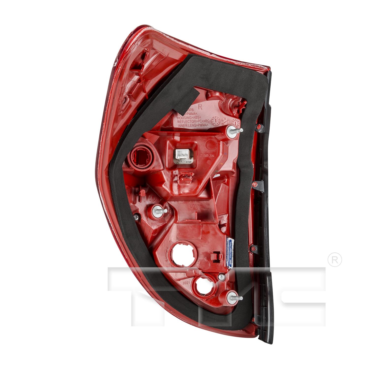 TYC 11619701 - Tail Light Assembly TYC 11619701 Tail Light Assembly product image 2 of 6