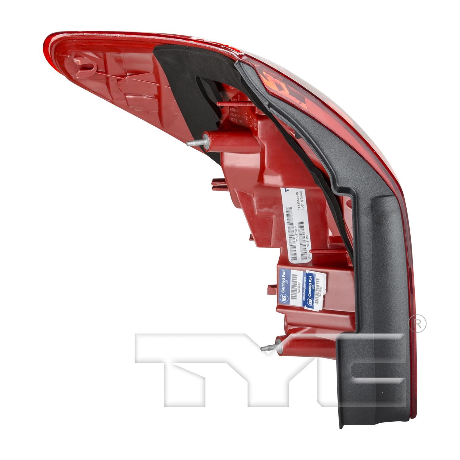TYC 116197011 - Tail Light Assembly TYC 116197011 Tail Light Assembly product image 4 of 6