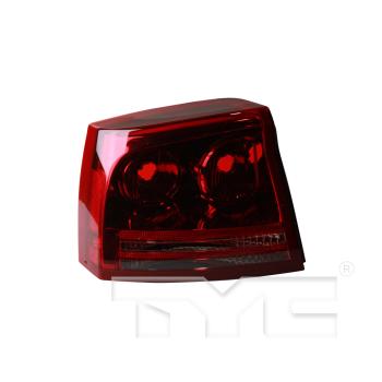 2006 Dodge Charger Tail Light Assembly Left TYC 11620001 image 3 of 4