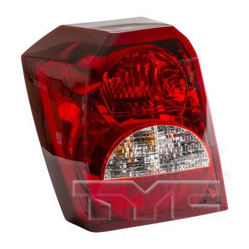 2007 Dodge Caliber Tail Light Assembly Left TYC 11620400 image 3 of 4