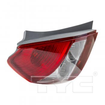 2008 Honda Fit Tail Light Assembly Left TYC 11621001 image 3 of 4