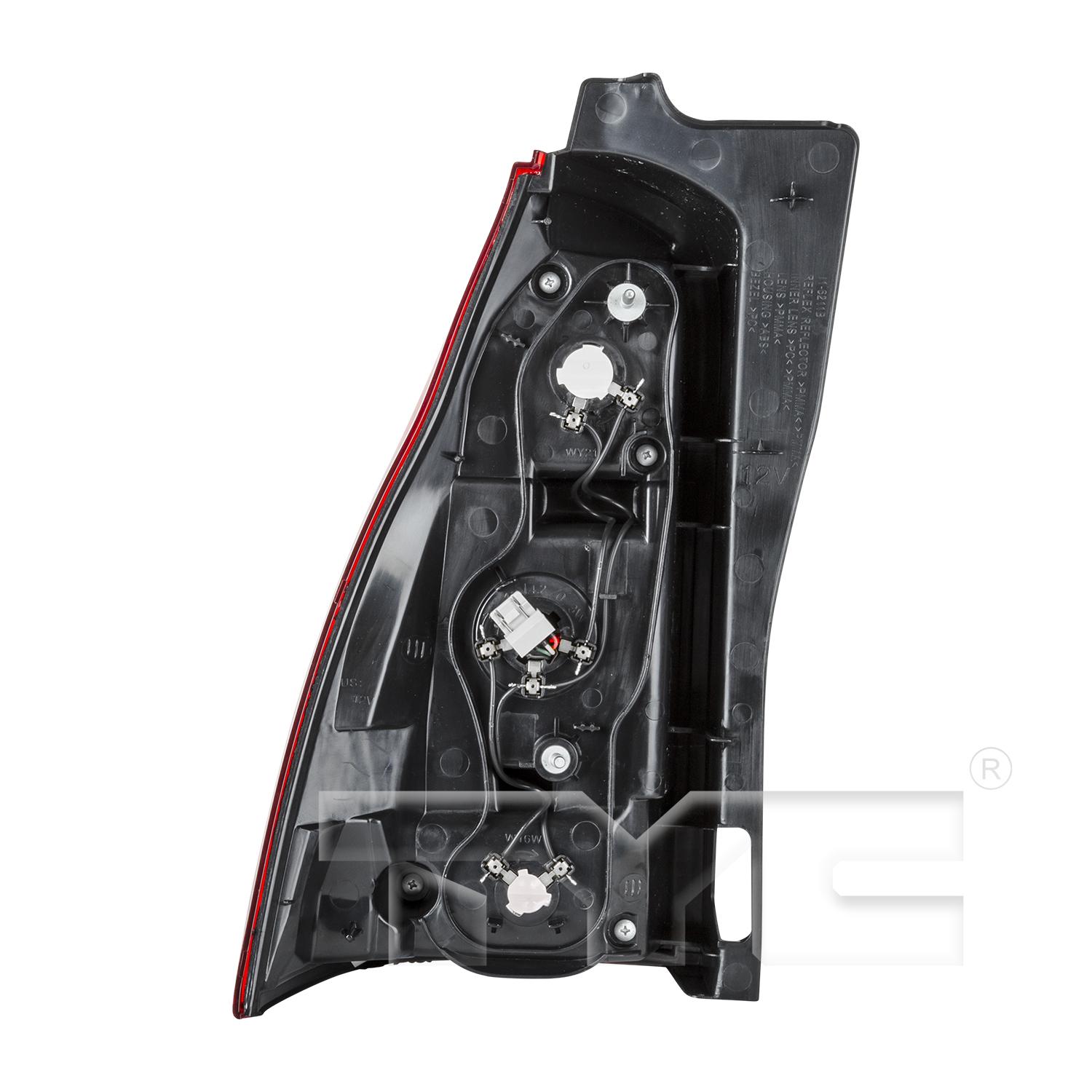 TYC 11621101 - Tail Light Assembly TYC 11621101 Tail Light Assembly product image 2 of 6