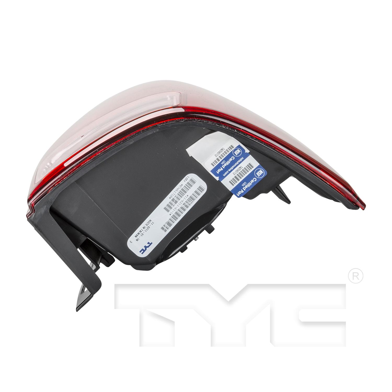 TYC 11621101 - Tail Light Assembly TYC 11621101 Tail Light Assembly product image 6 of 6