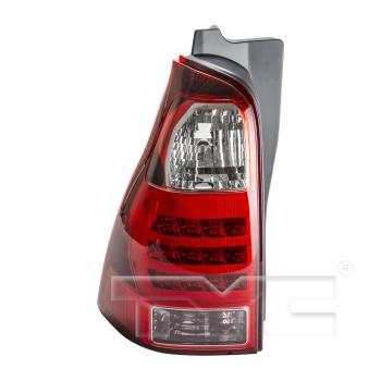 2009 Toyota 4Runner Tail Light Assembly Left TYC 11621201 image 3 of 4