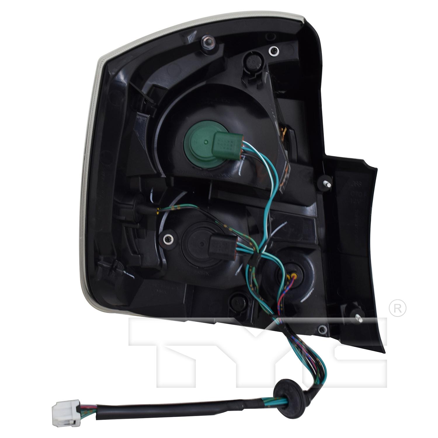 TYC 116219009 Tail Light Assembly product image 2 of 6