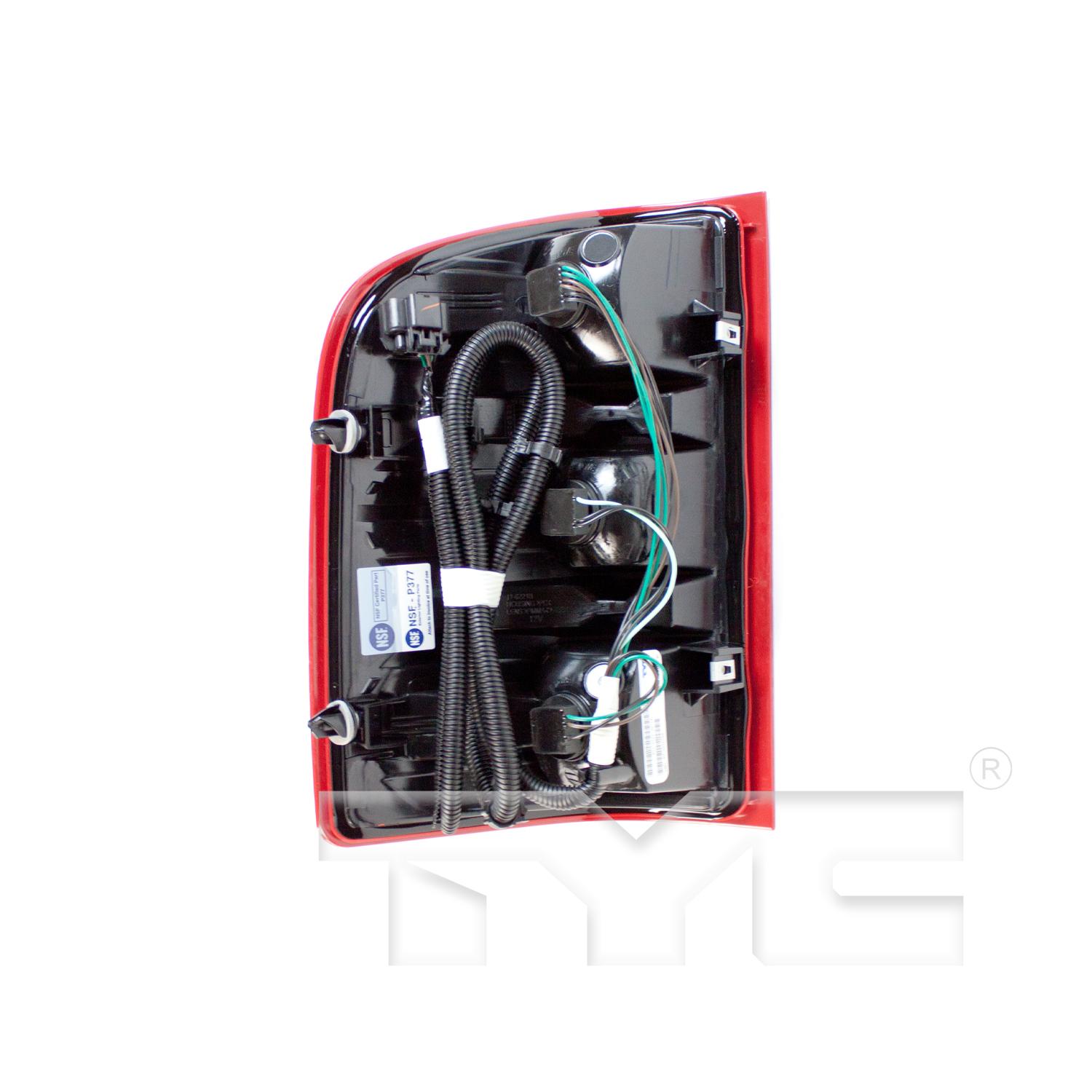 TYC 116221009 - Tail Light Assembly TYC 116221009 Tail Light Assembly product image 2 of 6