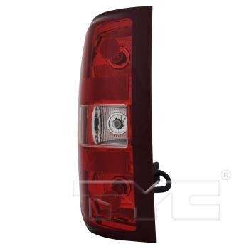 2011 Chevrolet Silverado 3500 HD Tail Light Assembly Left TYC 116222909 image 3 of 4