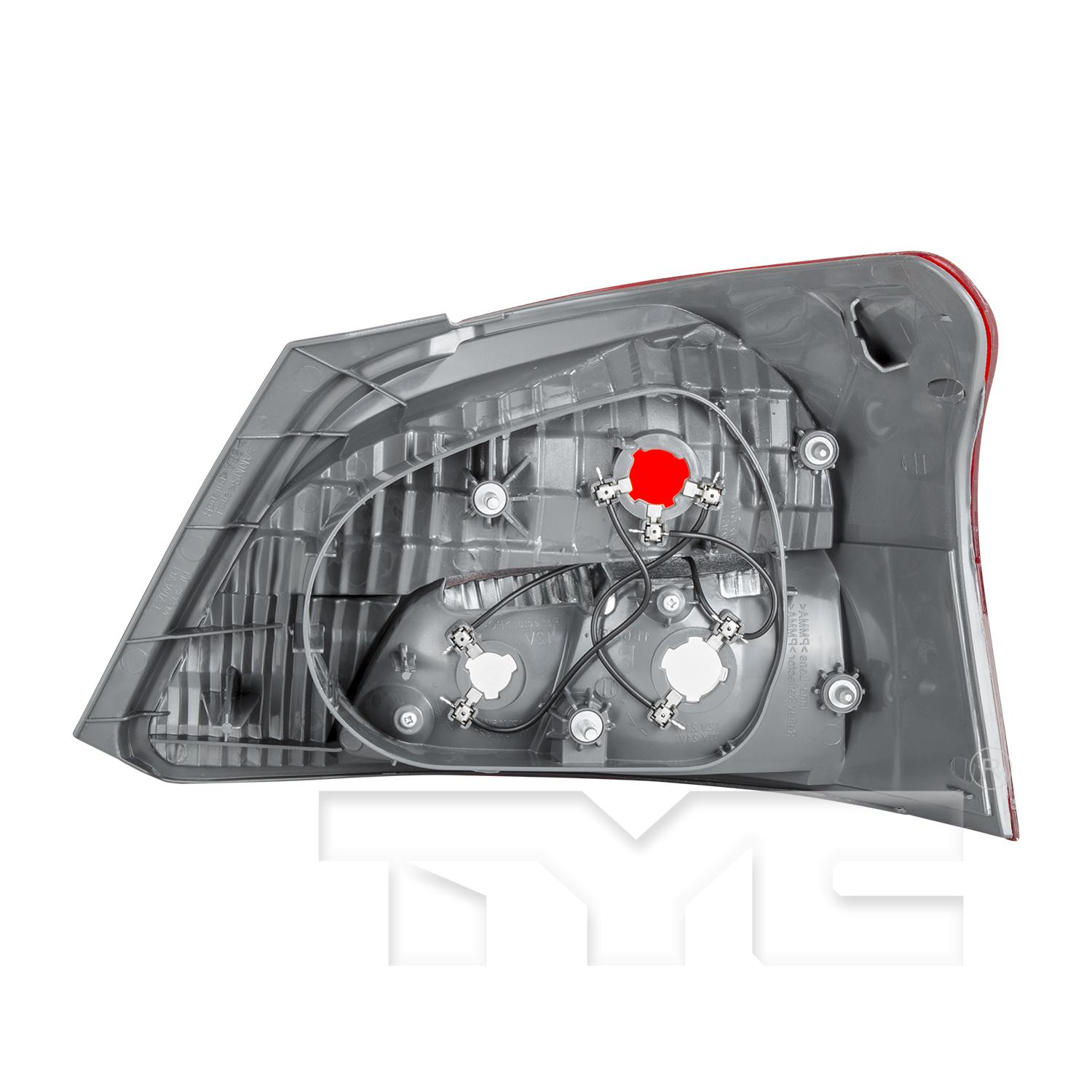TYC 11623401 - Tail Light Assembly TYC 11623401 Tail Light Assembly product image 2 of 6