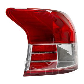 2010 Toyota Yaris Tail Light Assembly Left TYC 11623401 image 3 of 4