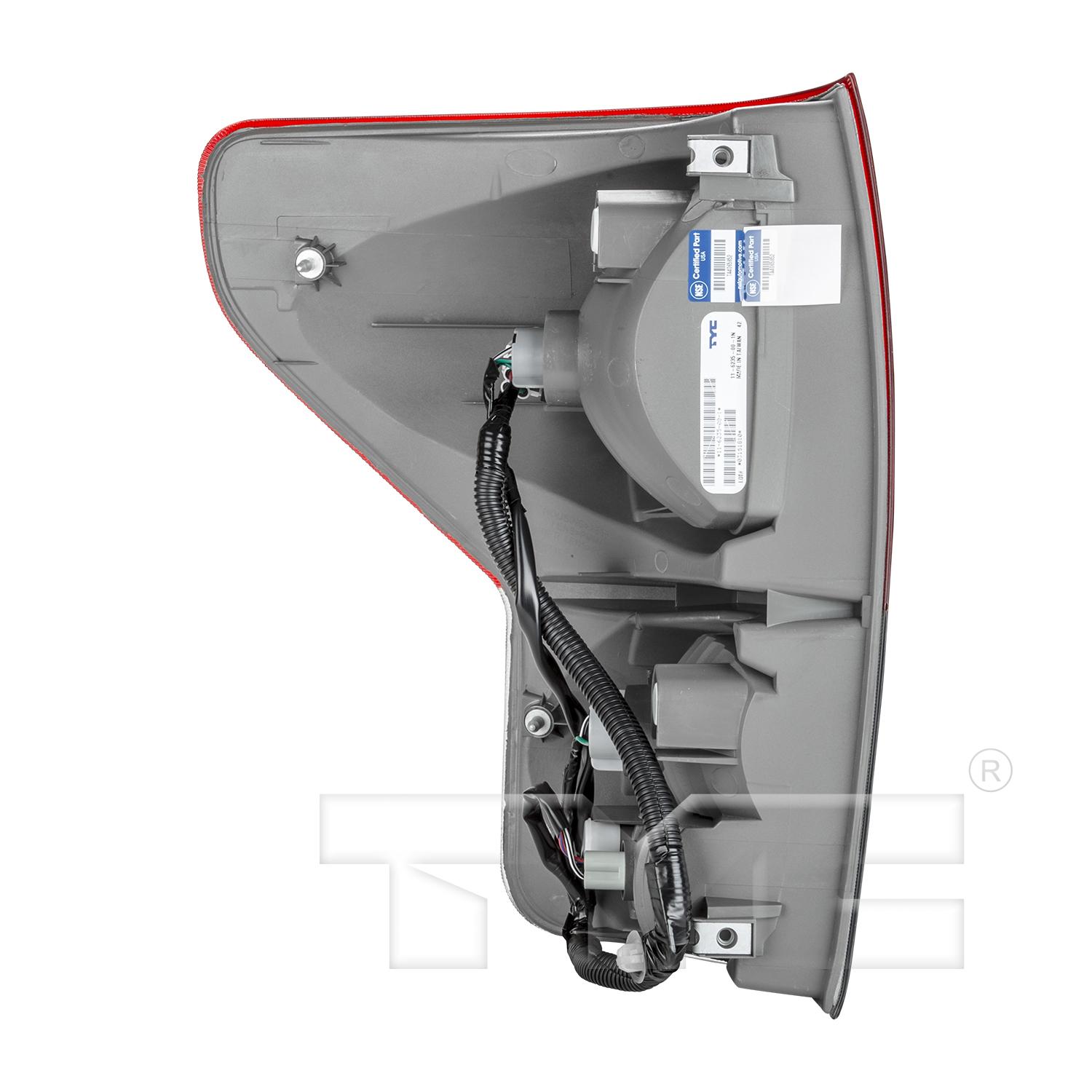 TYC 116235001 - Tail Light Assembly TYC 116235001 Tail Light Assembly product image 4 of 6