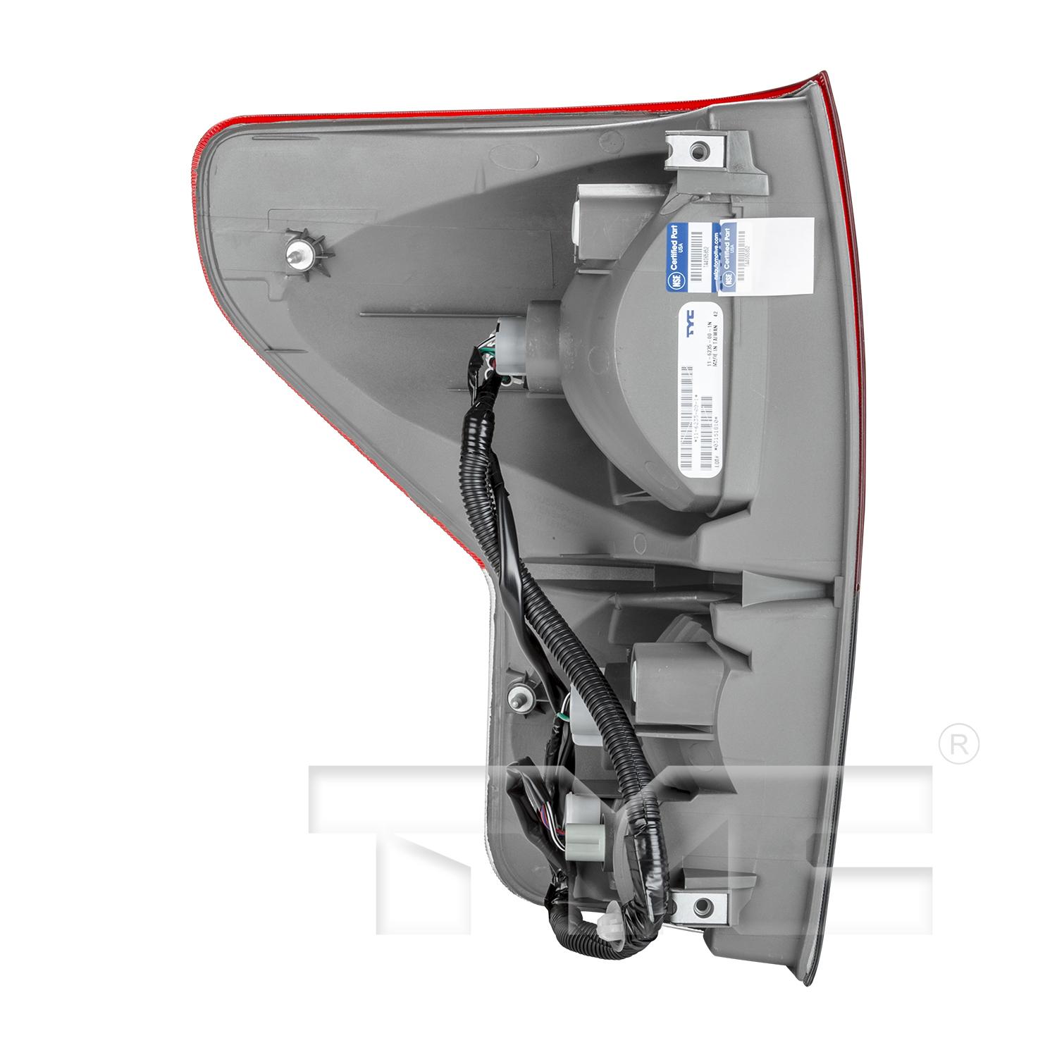 TYC 116235009 - Tail Light Assembly TYC 116235009 Tail Light Assembly product image 4 of 6