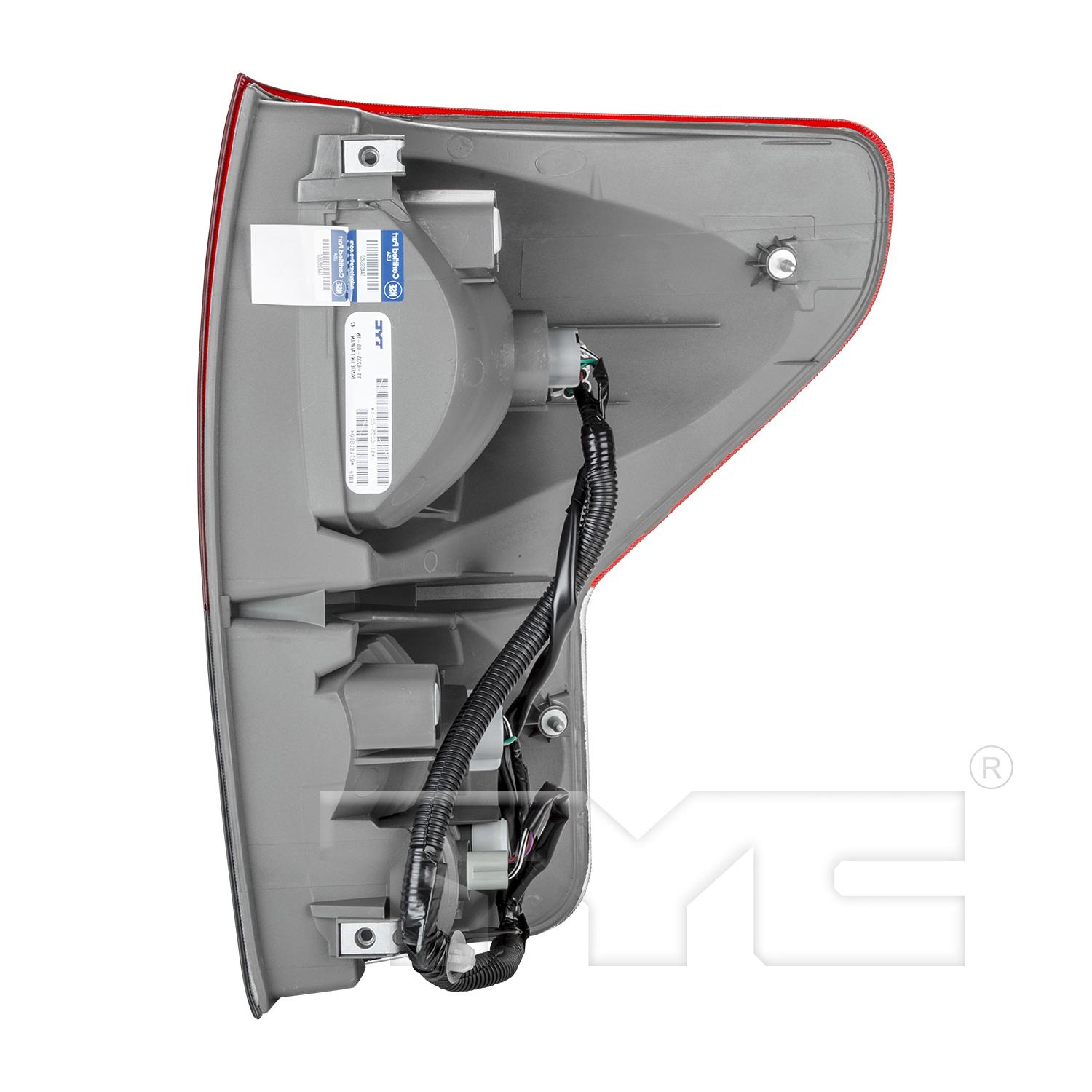 TYC 116236001 Tail Light Assembly product image 4 of 6
