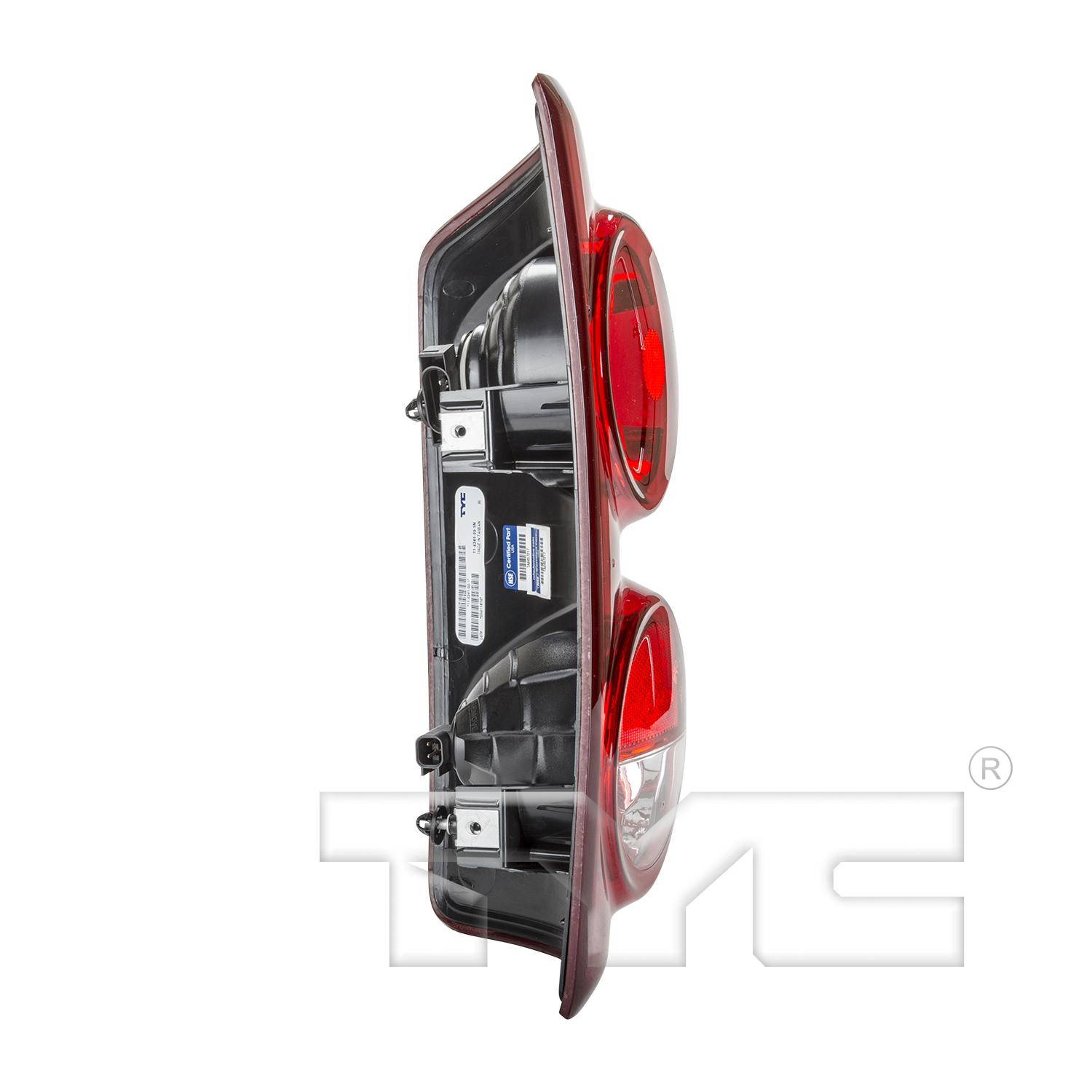 TYC 116241009 - Tail Light Assembly TYC 116241009 Tail Light Assembly product image 4 of 8