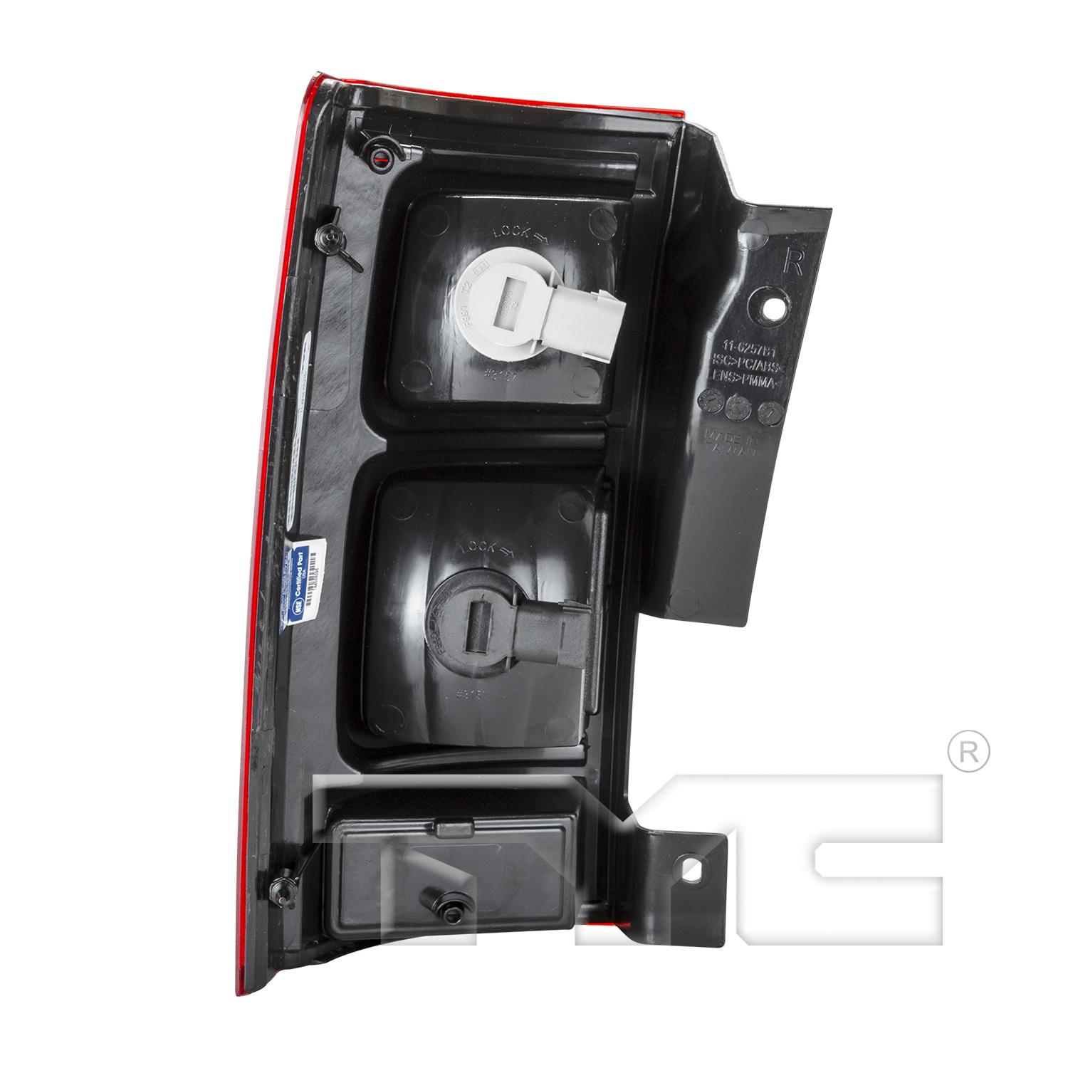 TYC 116257009 - Tail Light Assembly TYC 116257009 Tail Light Assembly product image 2 of 6