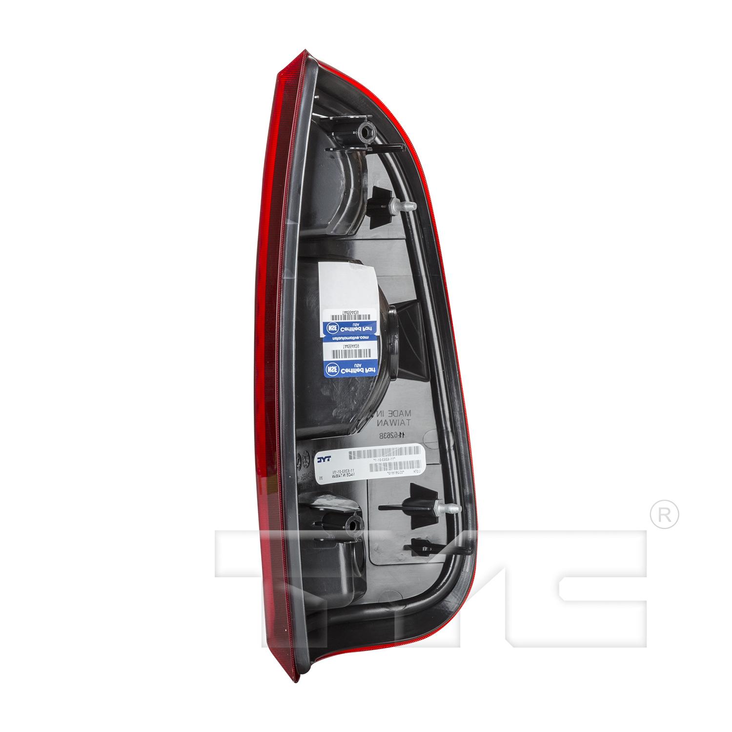 TYC 116264019 - Tail Light Assembly TYC 116264019 Tail Light Assembly product image 4 of 7
