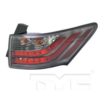 2013 Lexus CT200h Tail Light Assembly Right Outer TYC 11626900 image 2 of 3