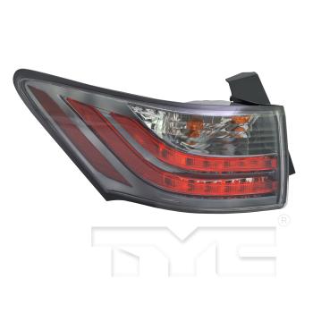 2013 Lexus CT200h Tail Light Assembly Left Outer TYC 11627000 image 1 of 2