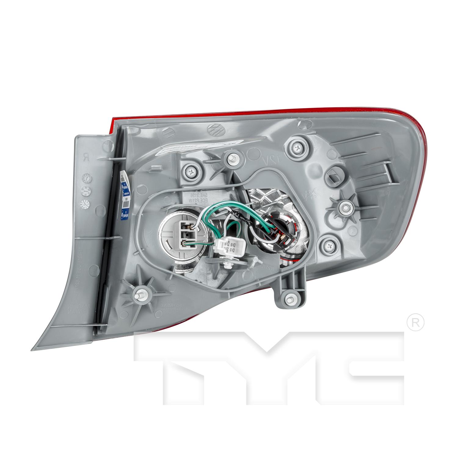 TYC 11627800 - Tail Light Assembly TYC 11627800 Tail Light Assembly product image 2 of 6