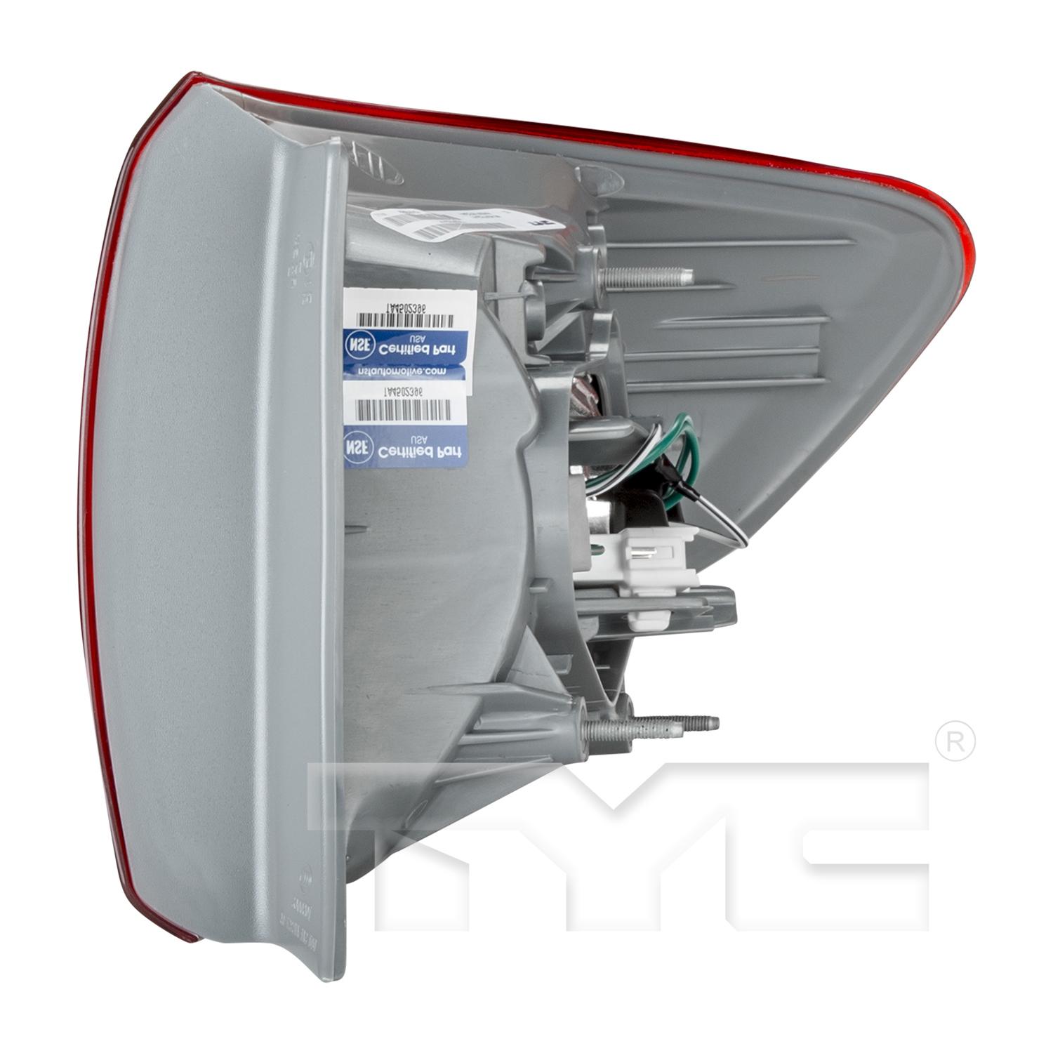 TYC 11627800 - Tail Light Assembly TYC 11627800 Tail Light Assembly product image 4 of 6