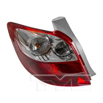 2010 Toyota Matrix Tail Light Assembly Left TYC 11628600 image 3 of 4