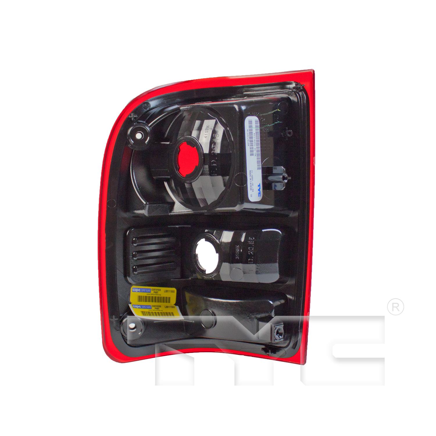 TYC 116291019 - Tail Light Assembly TYC 116291019 Tail Light Assembly product image 2 of 6