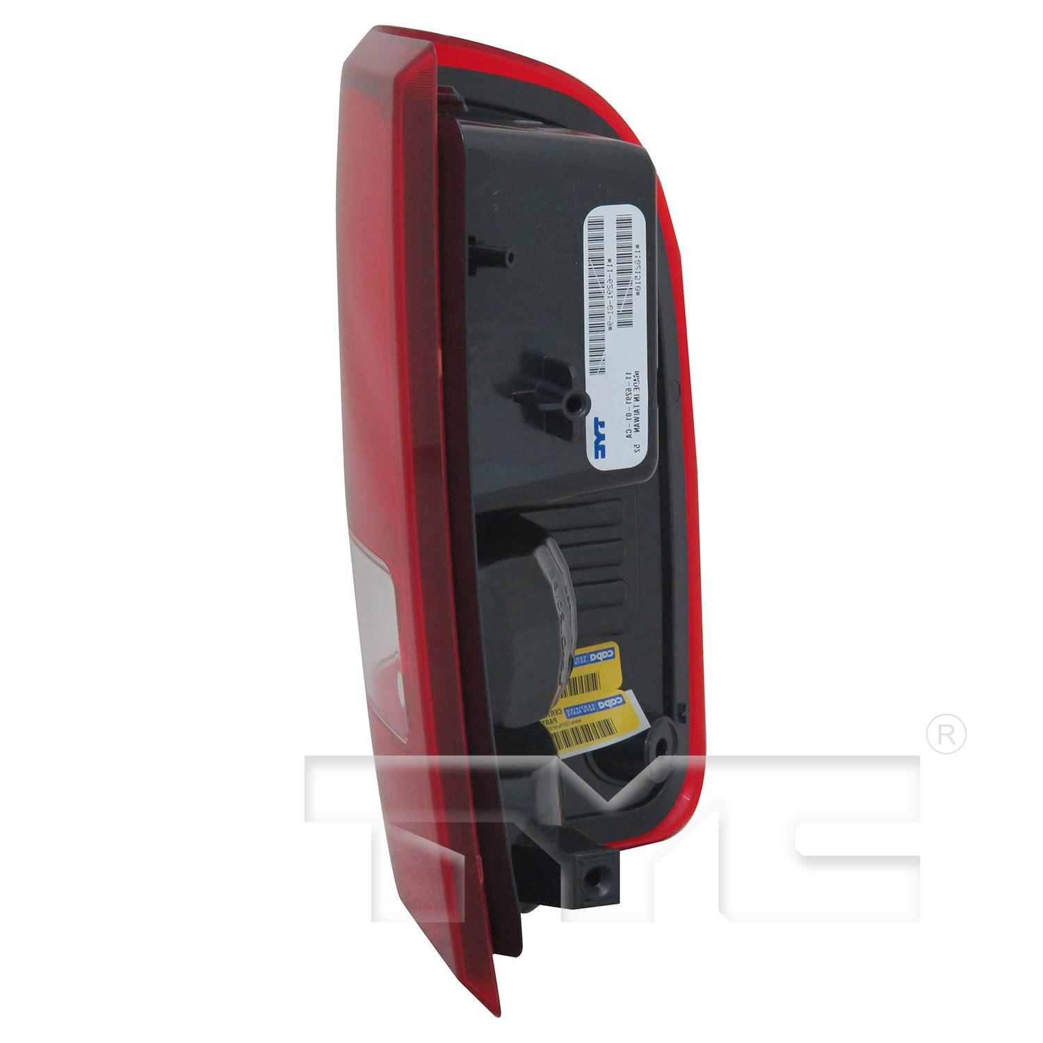 TYC 11629201 - Tail Light Assembly TYC 11629201 Tail Light Assembly product image 3 of 6