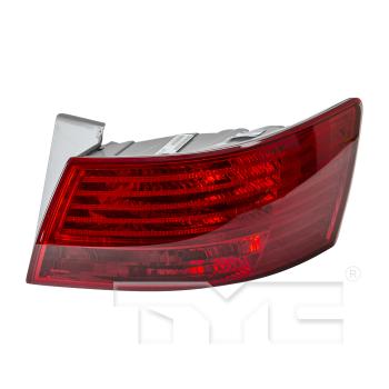 2008 Hyundai Sonata Tail Light Assembly Right Outer TYC 11629500 image 2 of 4