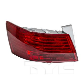2008 Hyundai Sonata Tail Light Assembly Left Outer TYC 11629600 image 3 of 4