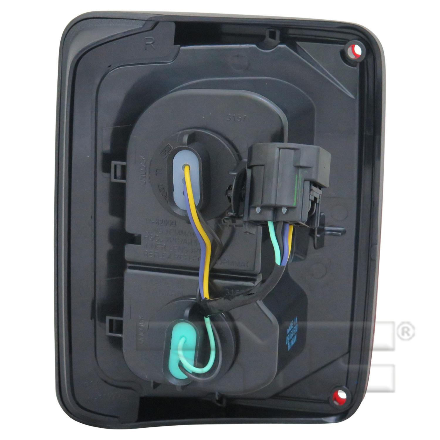 TYC 116299001 Tail Light Assembly product image 6 of 6