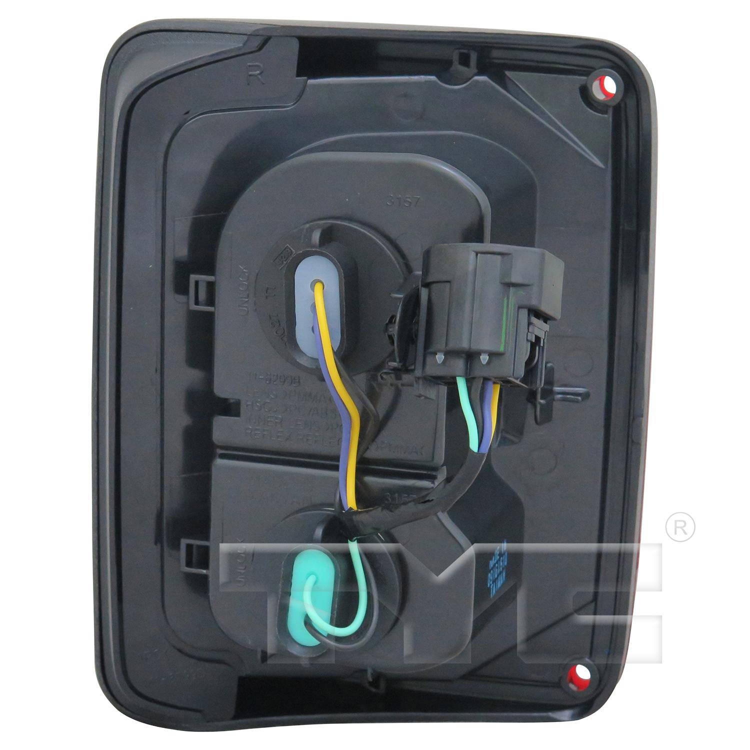 TYC 116299009 - Tail Light Assembly TYC 116299009 Tail Light Assembly product image 2 of 6