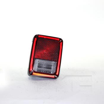 2009 Jeep Wrangler Tail Light Assembly Left TYC 11630000 image 3 of 4