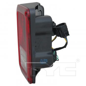 2009 Jeep Wrangler Tail Light Assembly Left TYC 116300009 image 3 of 4