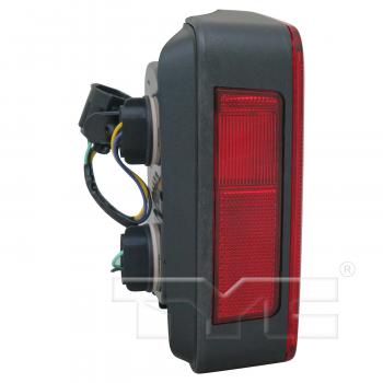 2009 Jeep Wrangler Tail Light Assembly Left TYC 116300009 image 4 of 4