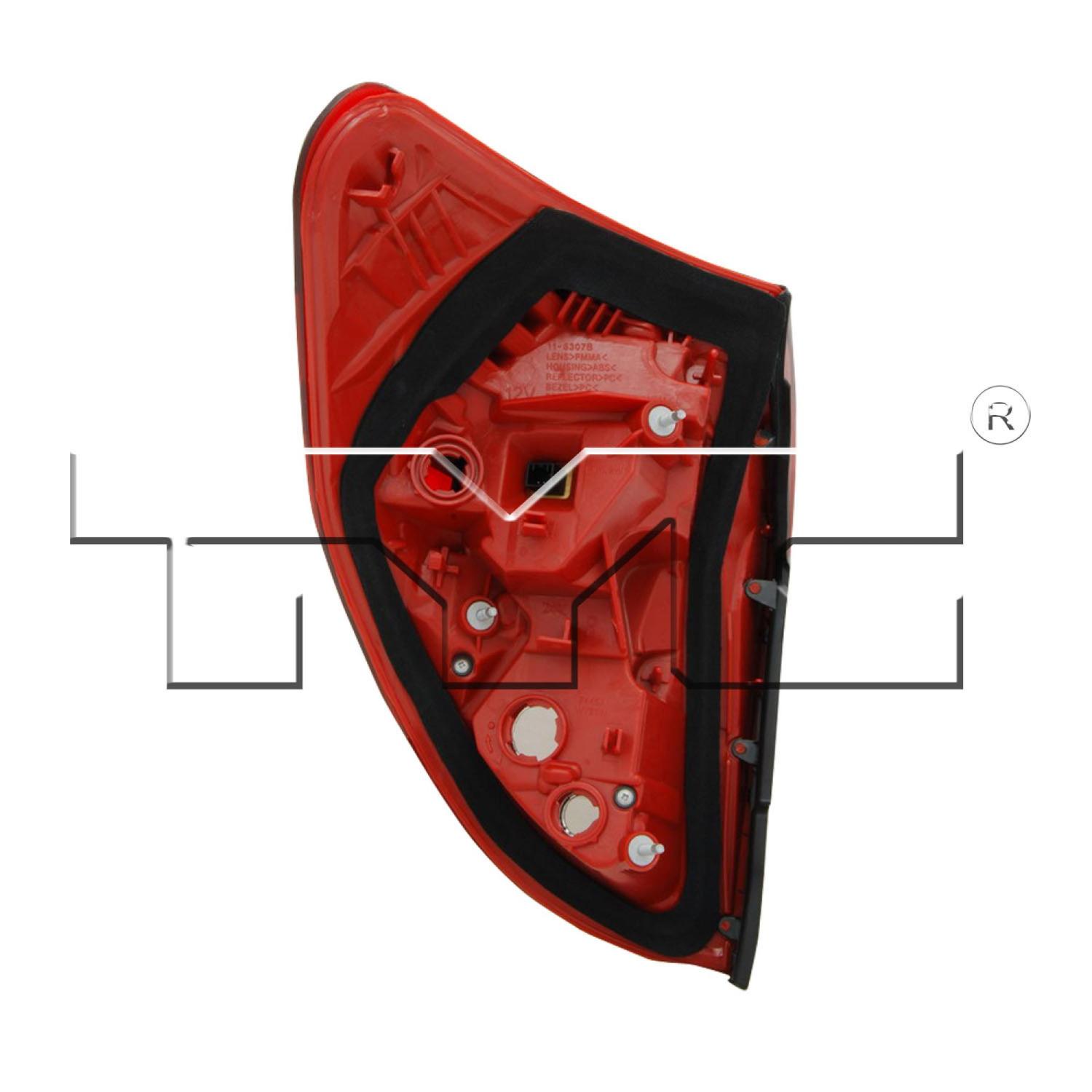TYC 116307011 Tail Light Assembly product image 2 of 2