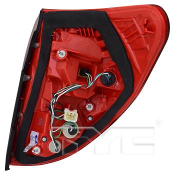 2012 Toyota RAV4 Tail Light Assembly Left TYC 11630890 image 2 of 4
